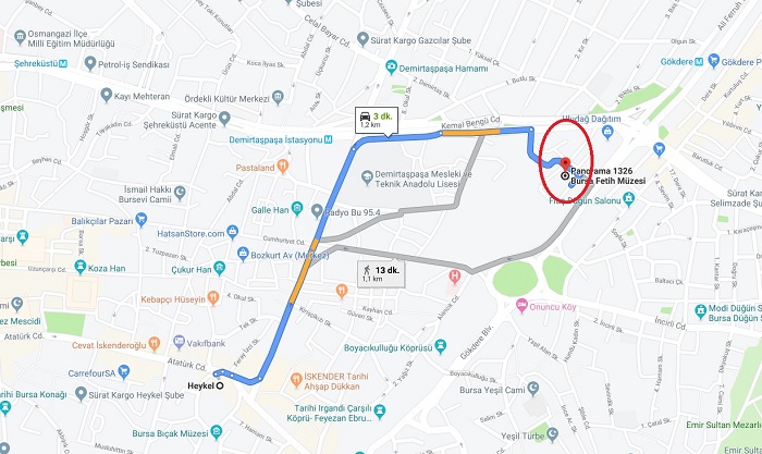 Panorama 1326 Bursa Fetih Müzesi giriş ücreti